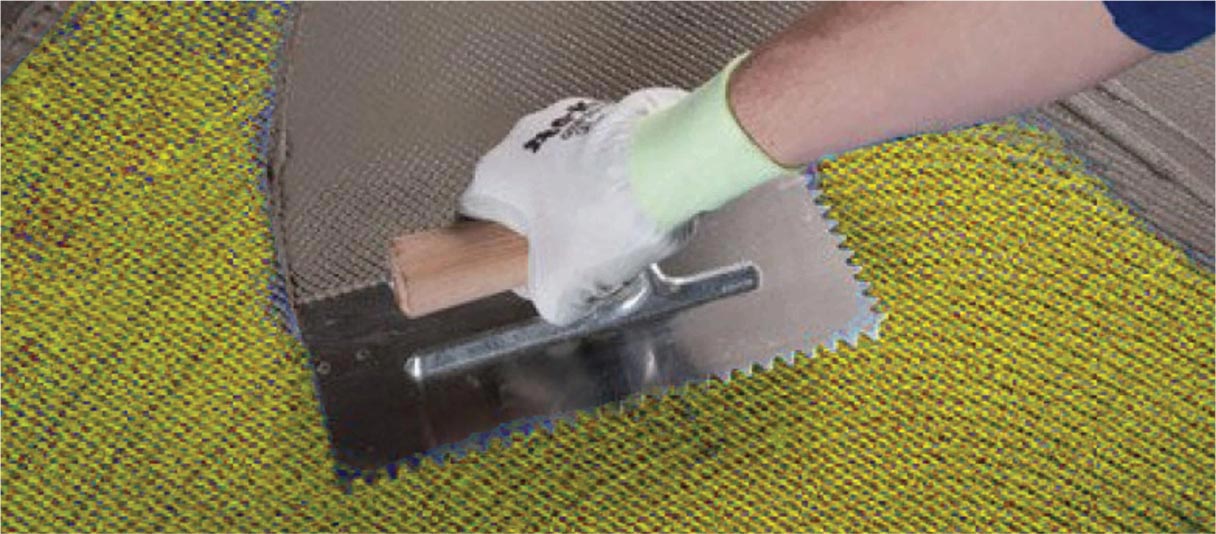 Jaisons waterproofing application on large site