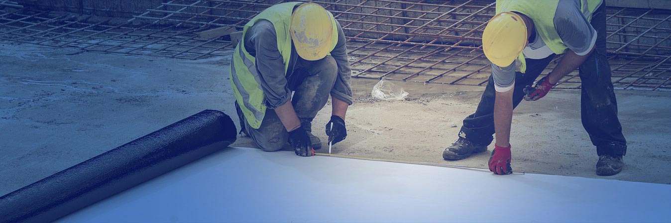 Podium waterproofing